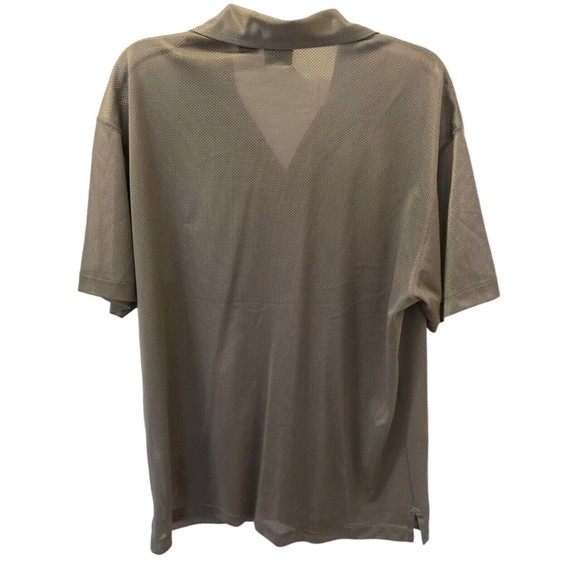 GUESS Shirt Mens XL Gray Button Up Collared Y2K Mesh Club Cruise **Has Pulls** - Picture 2 of 13